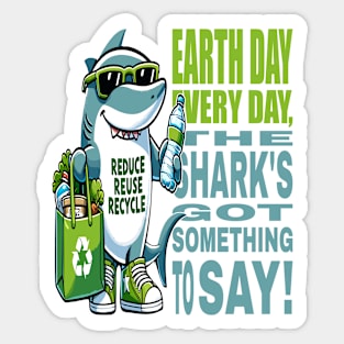 Earth Day Every Day: Grow Green Sticker